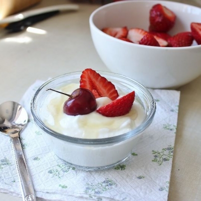 Receita iogurte caseiro bem consistente
